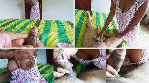 අම්මෝ පුතේ බාප්පාගේ එකට වඩා ලොකුයි නේ (පුංචිගේ සැප) Sri Lanka Hot Aunty She need Some Extra Sex